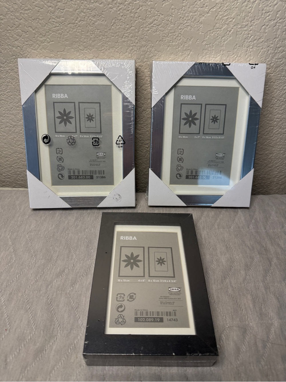 IKEA Ribba Photo Frames (Set of 3) New